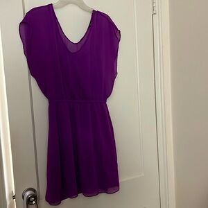 Express purple dress size: M